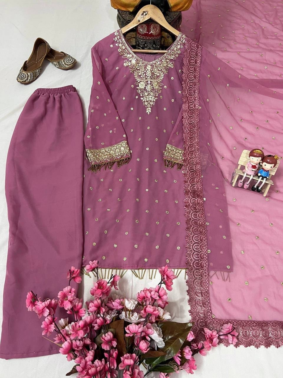 the beauty of your wardrobe with this newly launched kurti pant set the beauty of your wardrobe with this newly launched kurti pant set