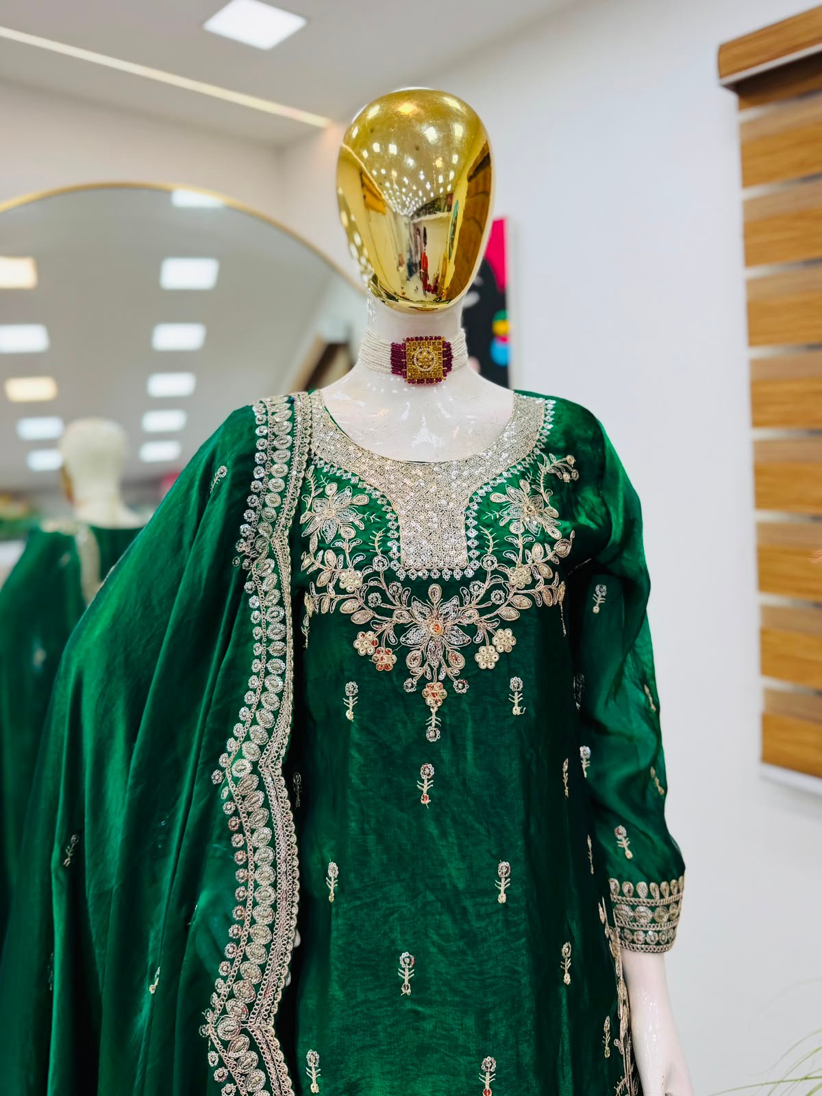 new designer party sharara suit & dupatta set new designer party sharara suit & dupatta set