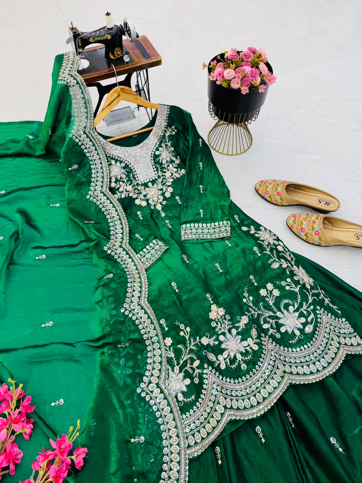 new designer party sharara suit & dupatta set new designer party sharara suit & dupatta set