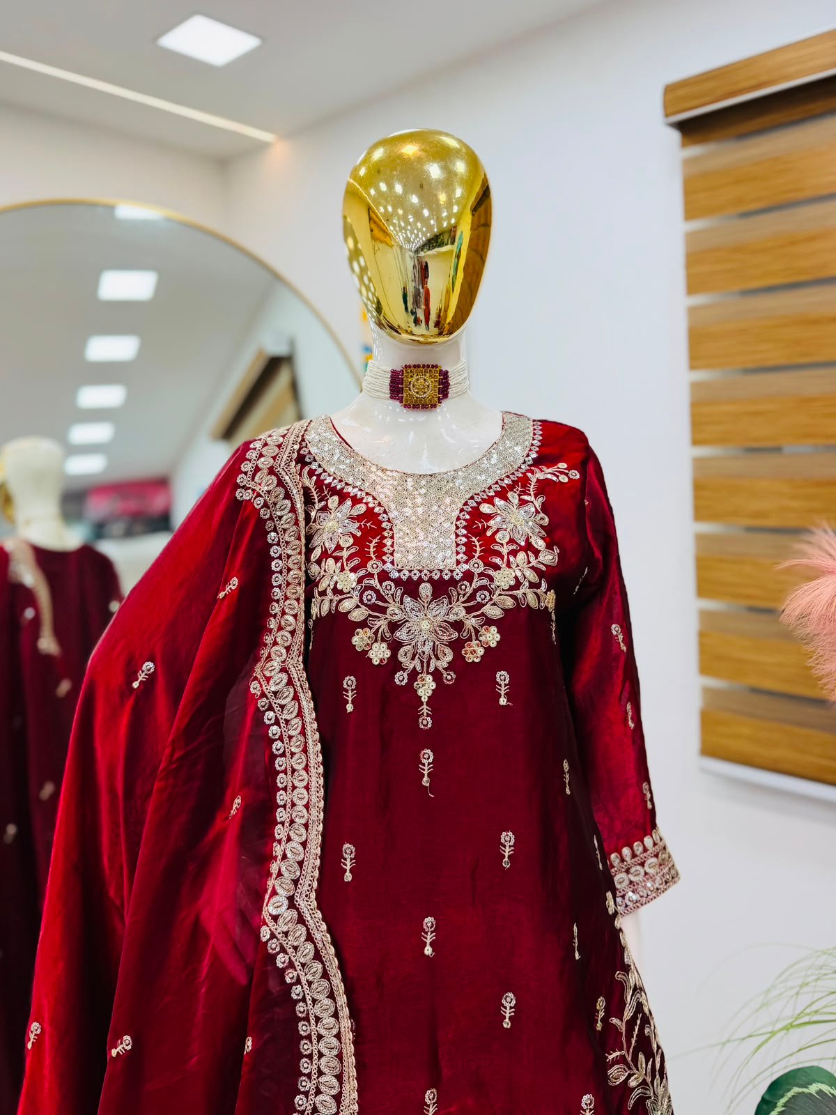 new designer party sharara suit & dupatta set new designer party sharara suit & dupatta set