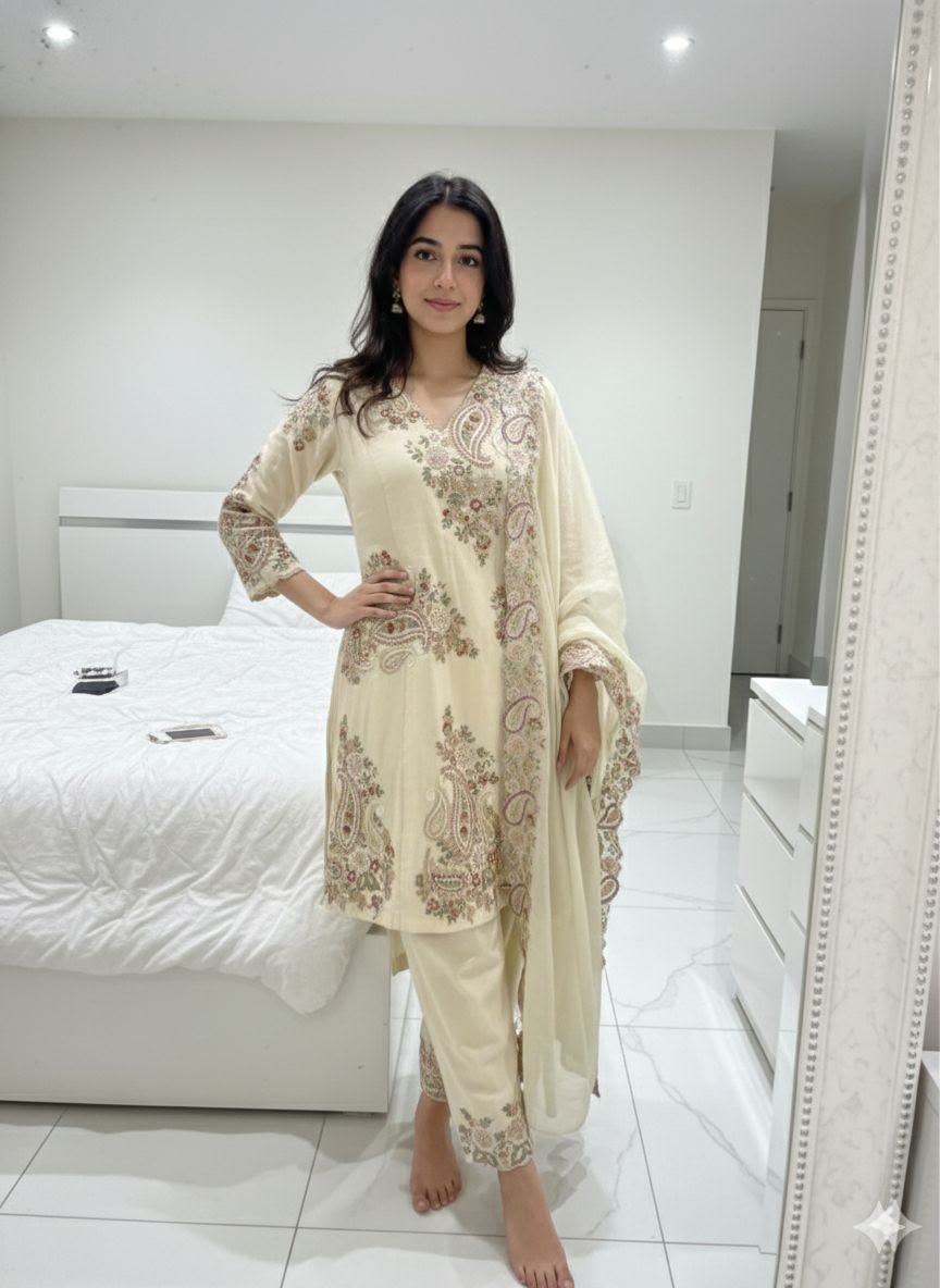 wedding our designer wear embroidered top plazzo and dupatta in fendy wedding our designer wear embroidered top plazzo and dupatta in fendy