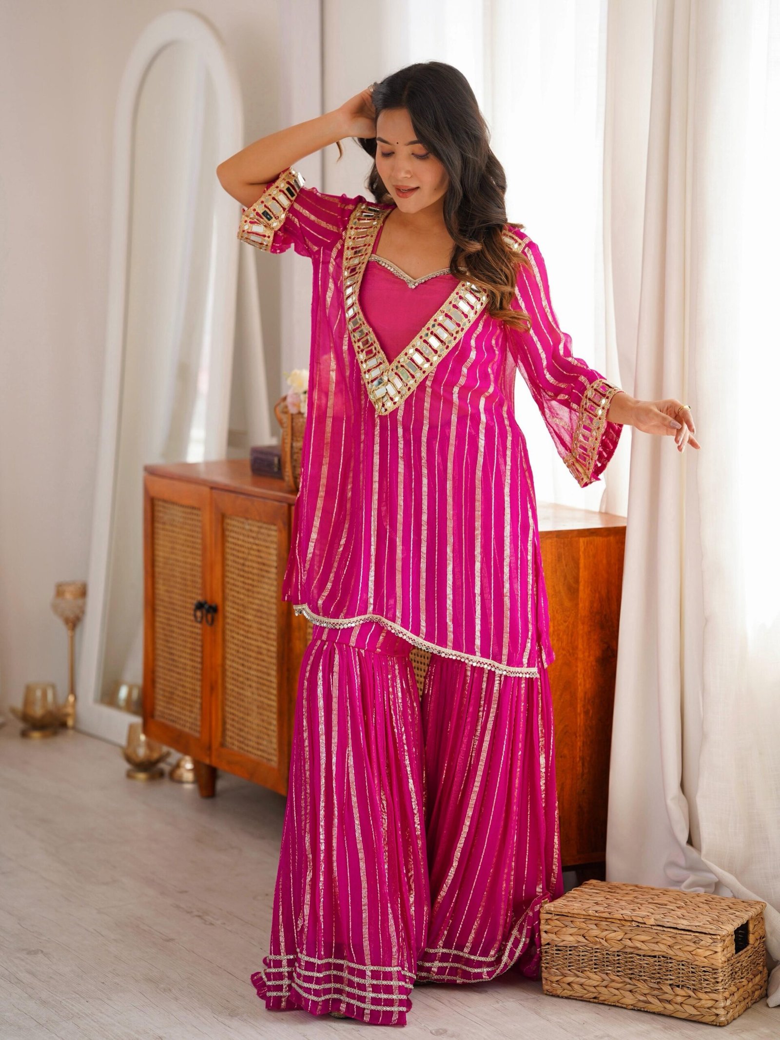 TOP SHARARA & DUPPATA SET