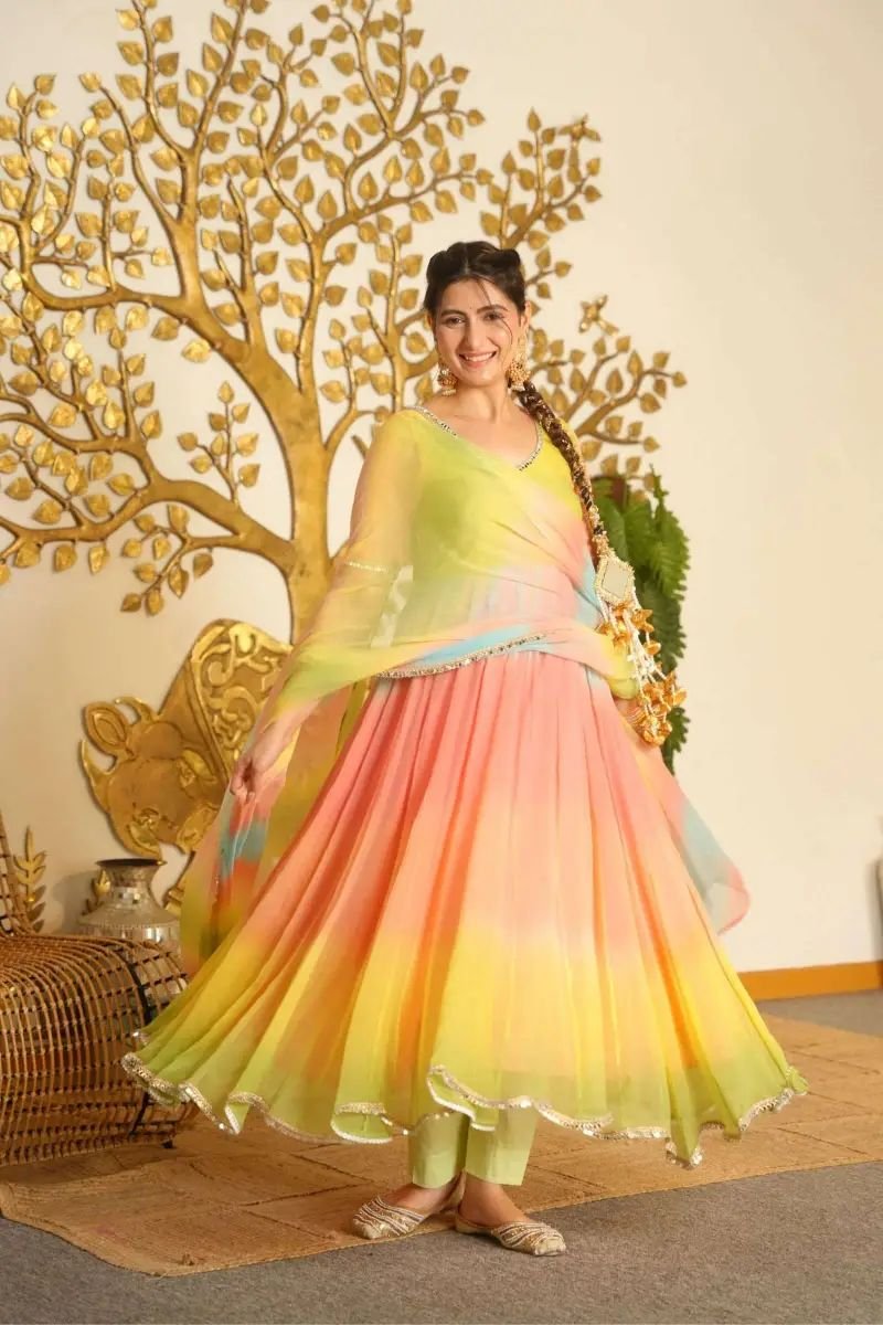 anarkali set pant duppata anarkali set pant duppata