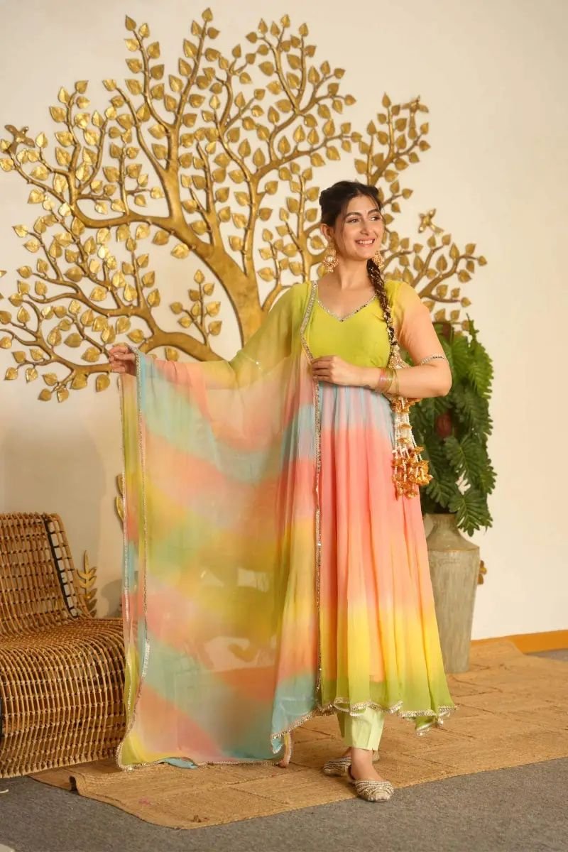 anarkali set pant duppata anarkali set pant duppata