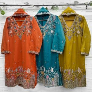 Exclusively Festive & Party Wear kurta Pakistani pant & dupatta